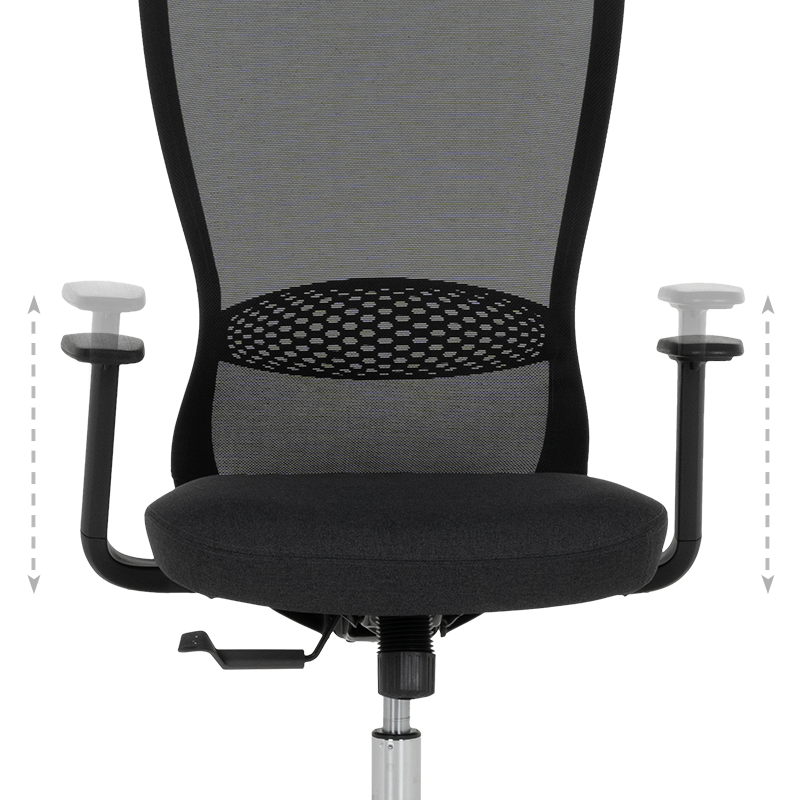 Ергономичен стол NIDAU - черен