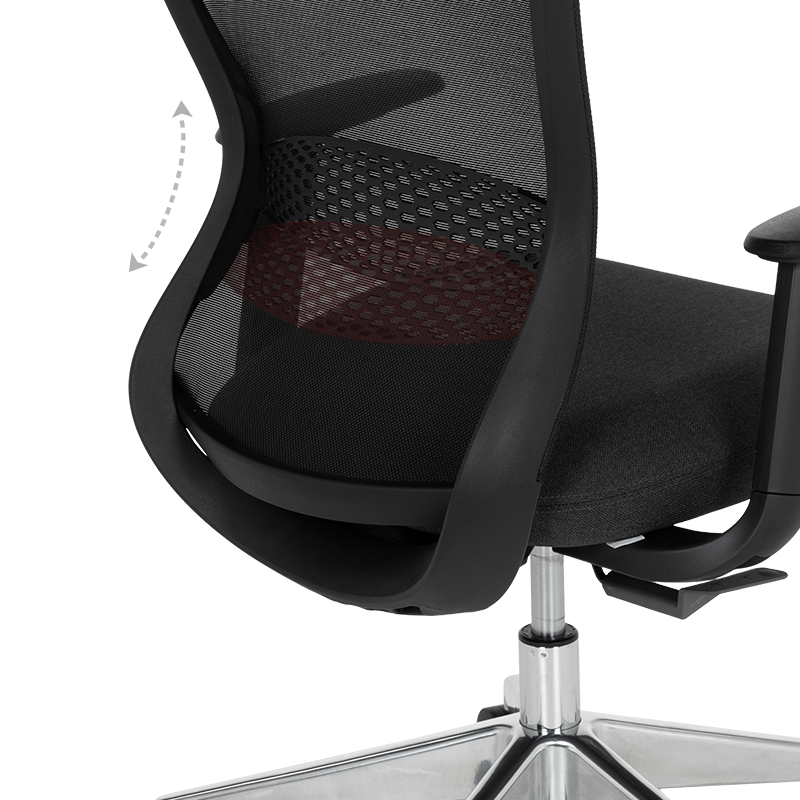 Ергономичен стол NIDAU - черен