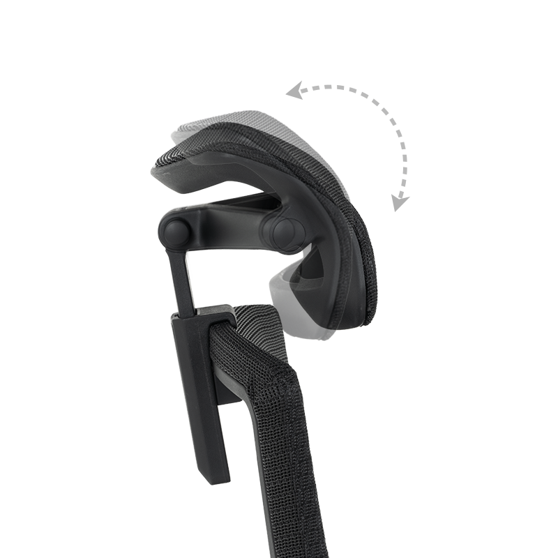 Ергономичен стол FRANCA - черен