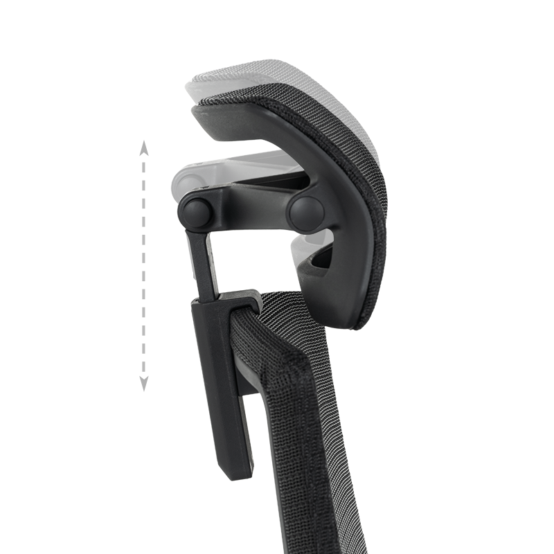 Ергономичен стол FRANCA - черен