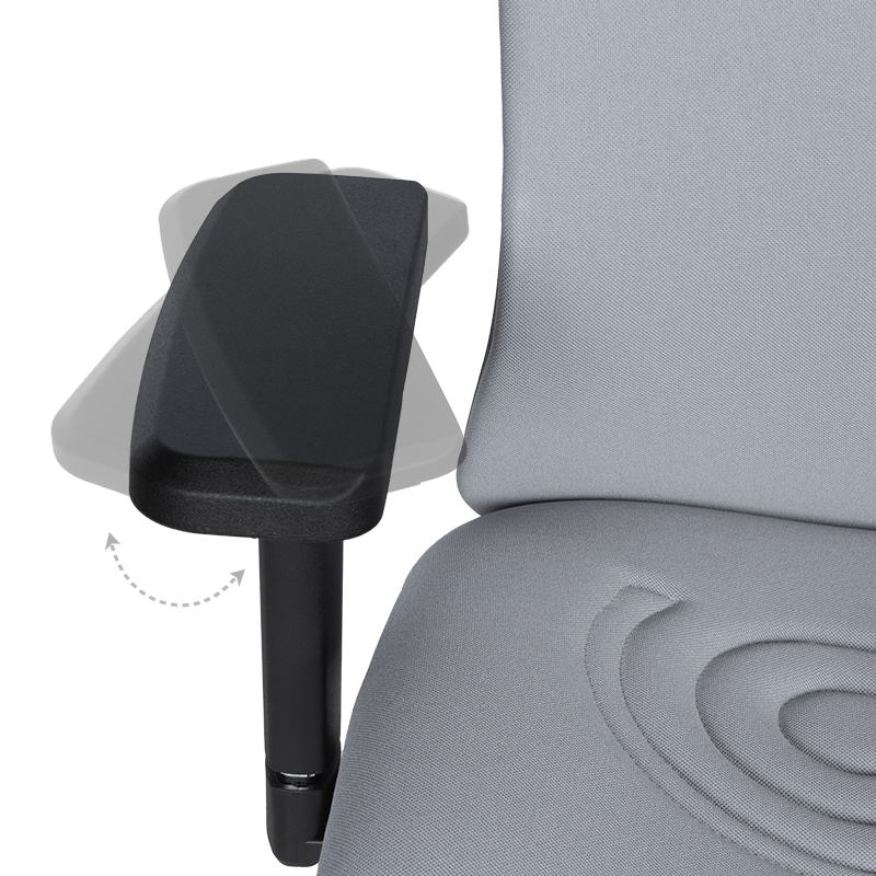 Ергономичен стол COTIA - сив