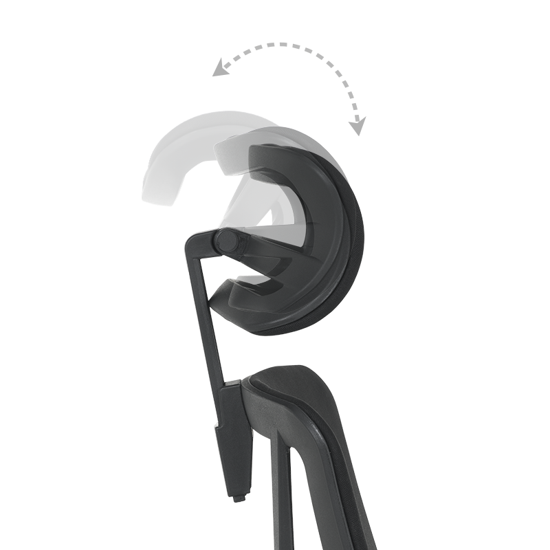 Ергономичен стол COTIA - черен