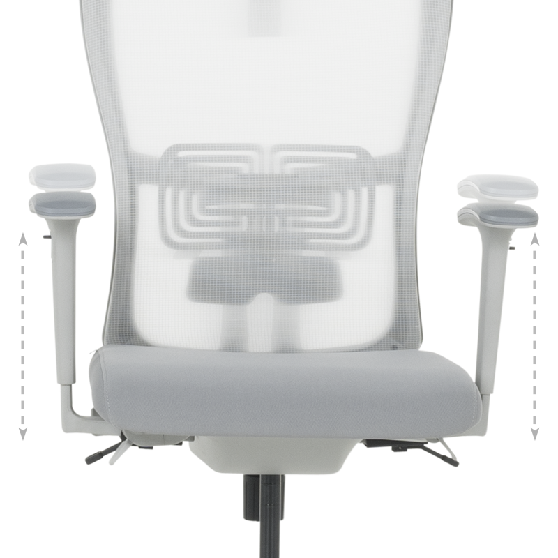 Ергономичен стол BREVES - сив