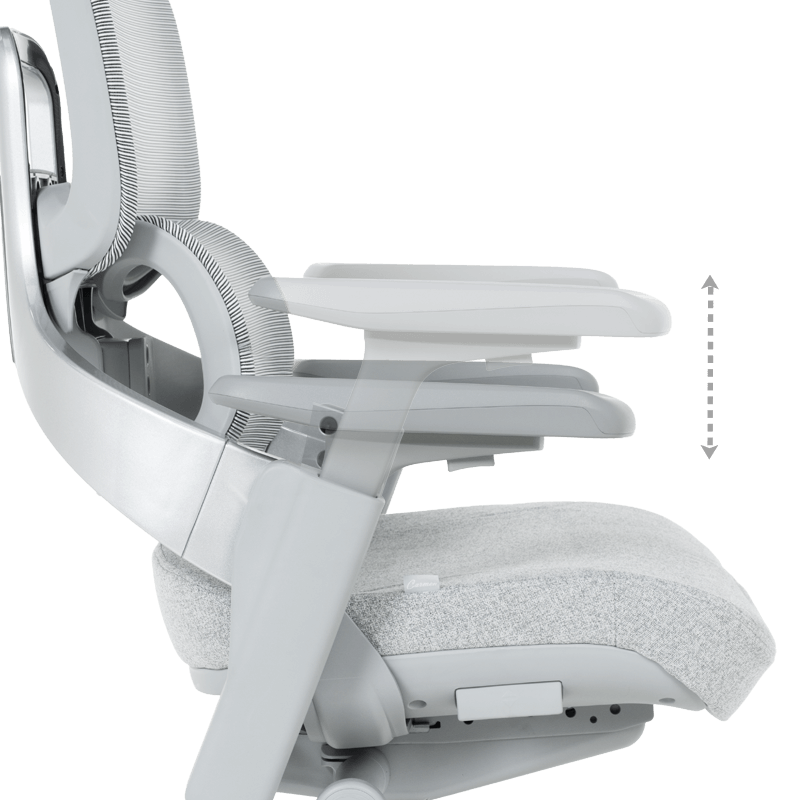 Ергономичен стол LYON - сив