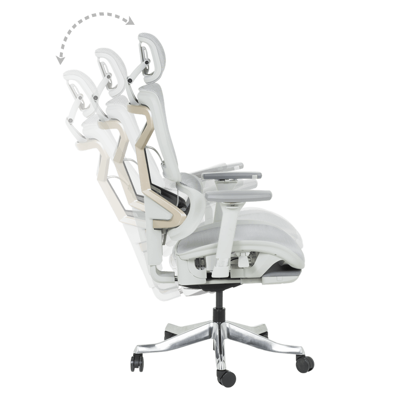 Ергономичен стол DIJON - сив