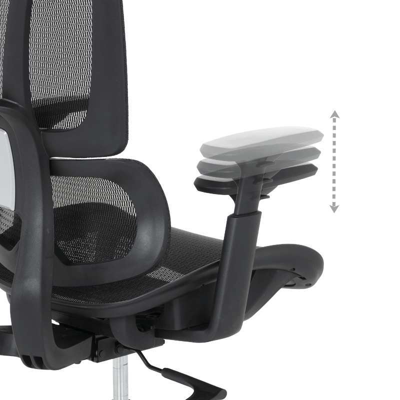 Ергономичен стол BREST - черен