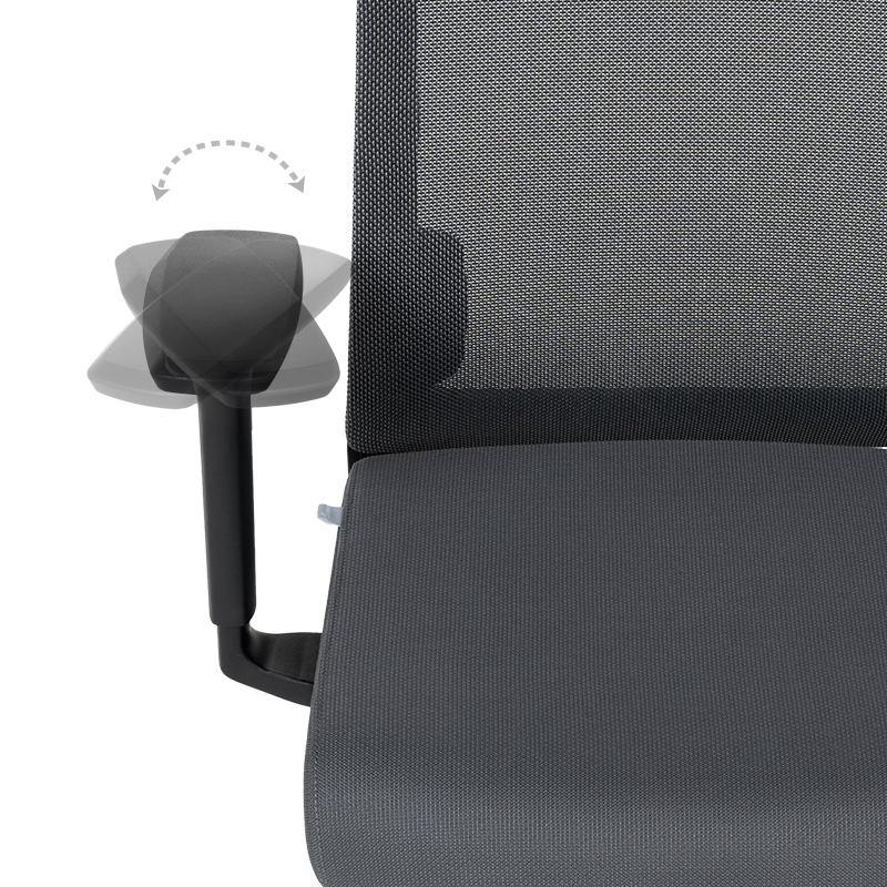 Eргономичен стол PAROW - сив