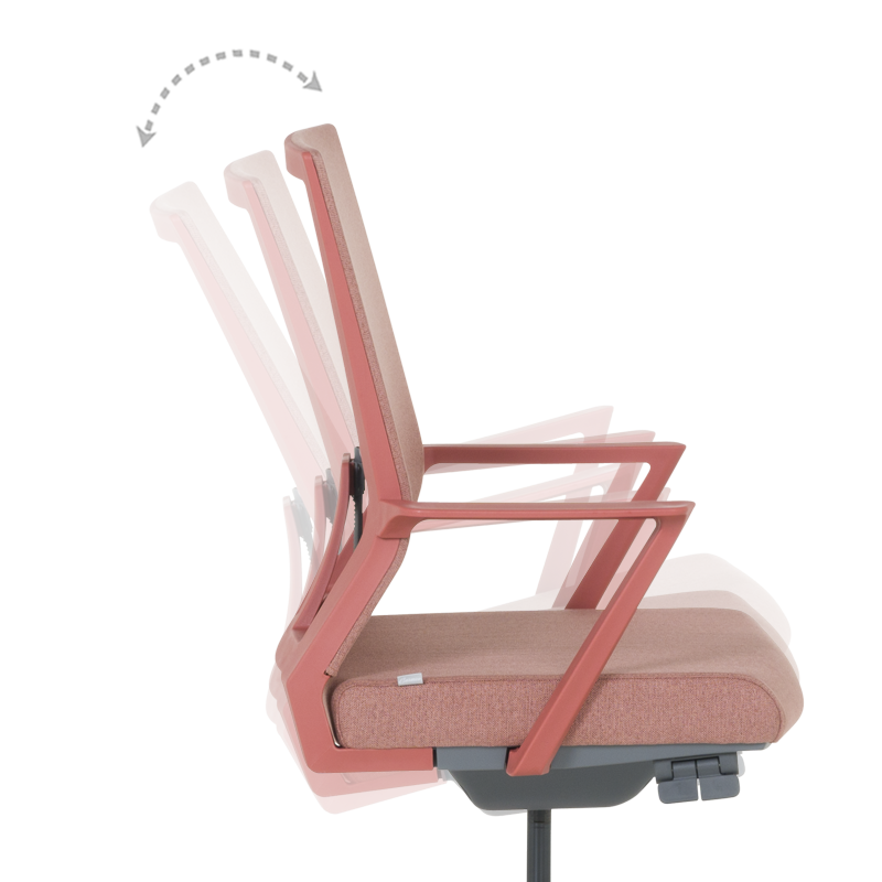 Работен стол KLAWER - червен