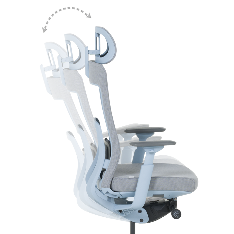 Ергономичен стол ERMELO - син