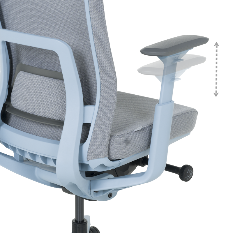 Ергономичен стол ERMELO - син