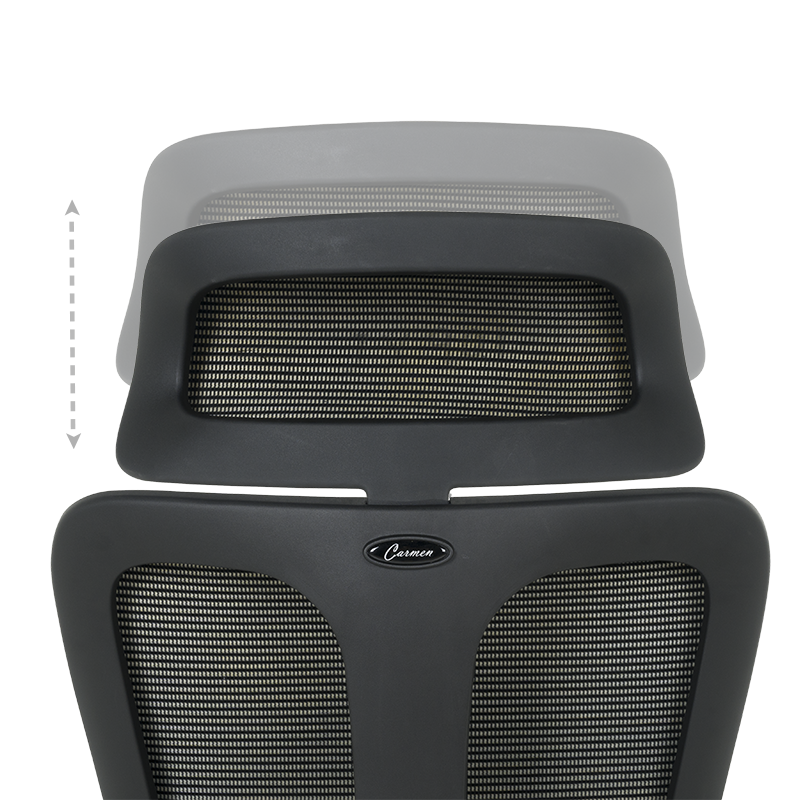 Ергономичен стол TRAIL LUX - черен