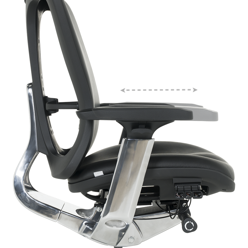 Ергономичен стол TRAIL LUX - черен