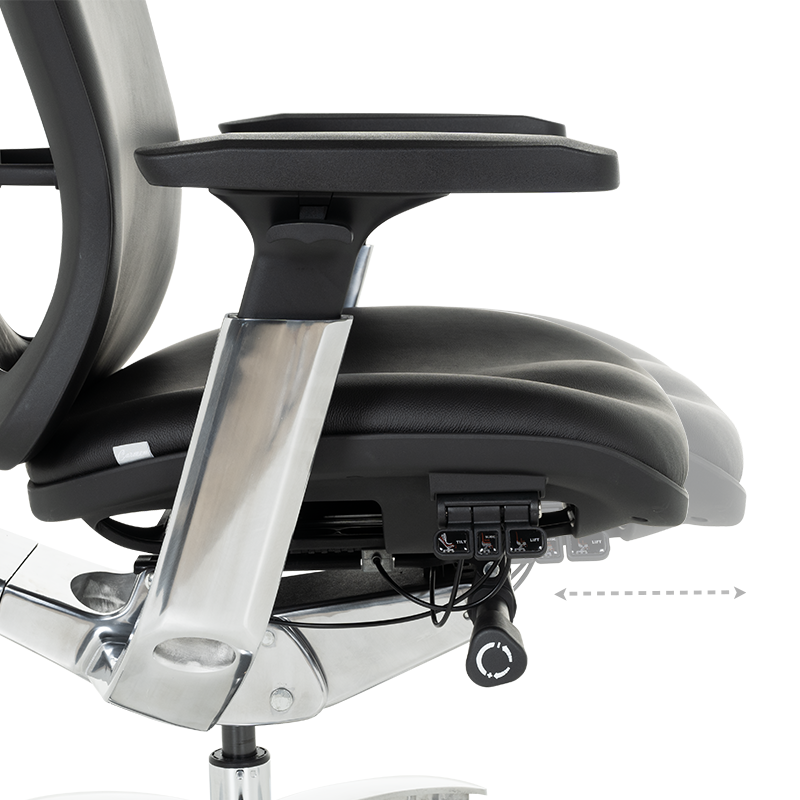 Ергономичен стол TRAIL LUX - черен