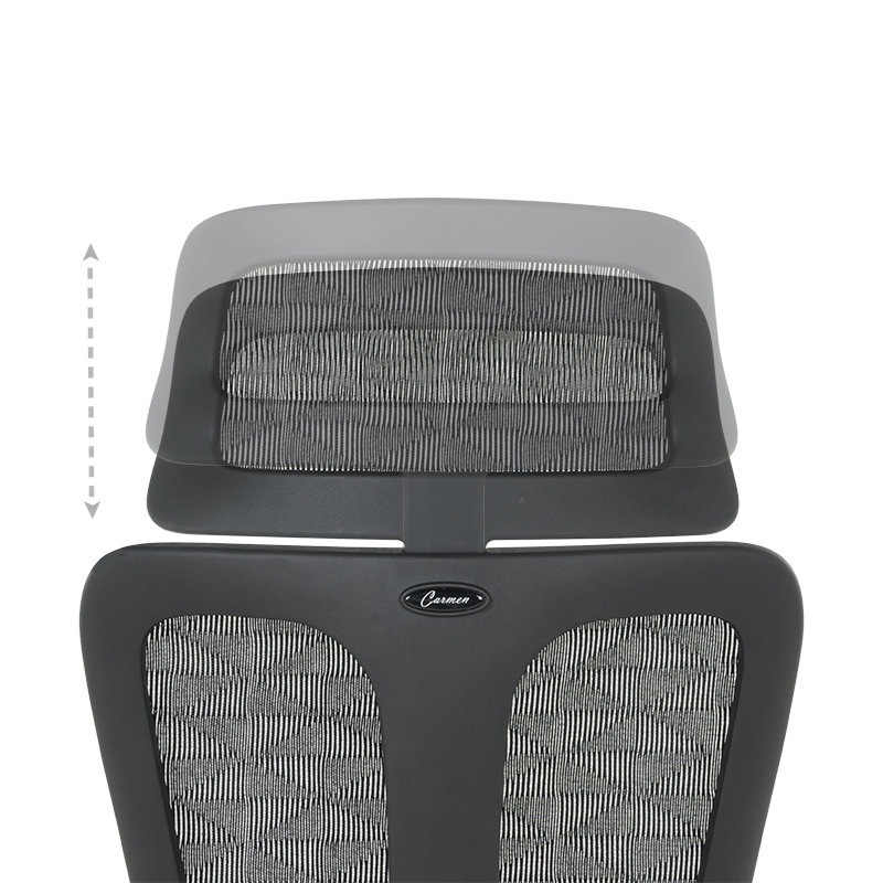 Ергономичен стол TRAIL - черен