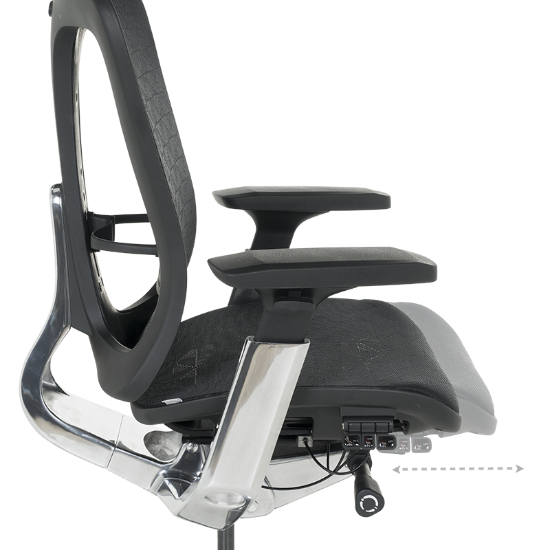 Ергономичен стол TRAIL - черен