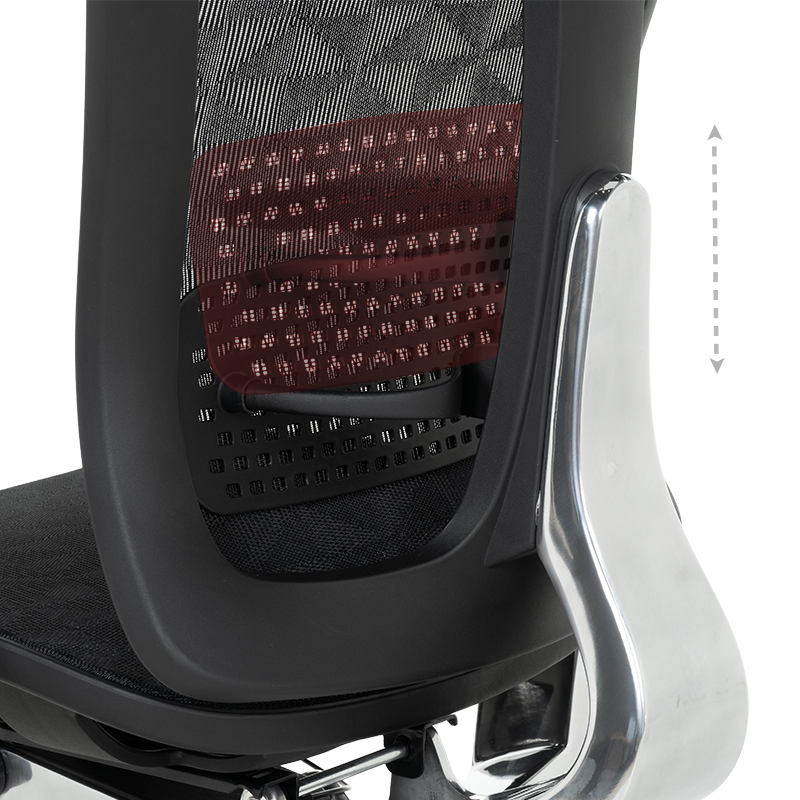 Ергономичен стол TRAIL - черен