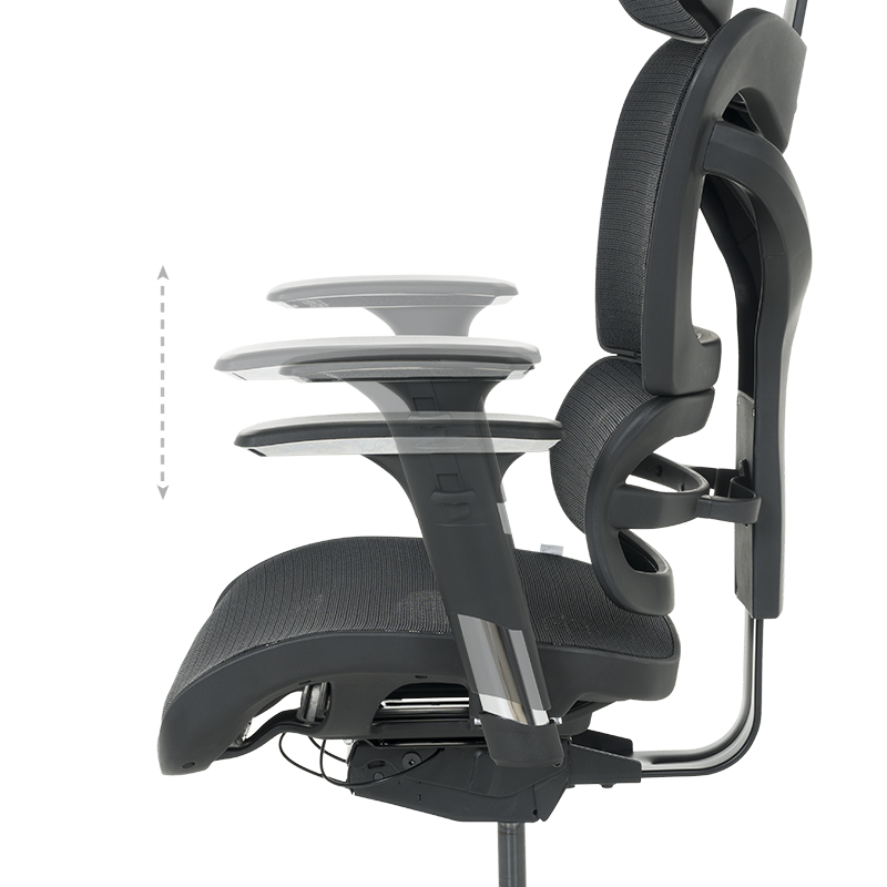 Ергономичен стол JASPER - черен