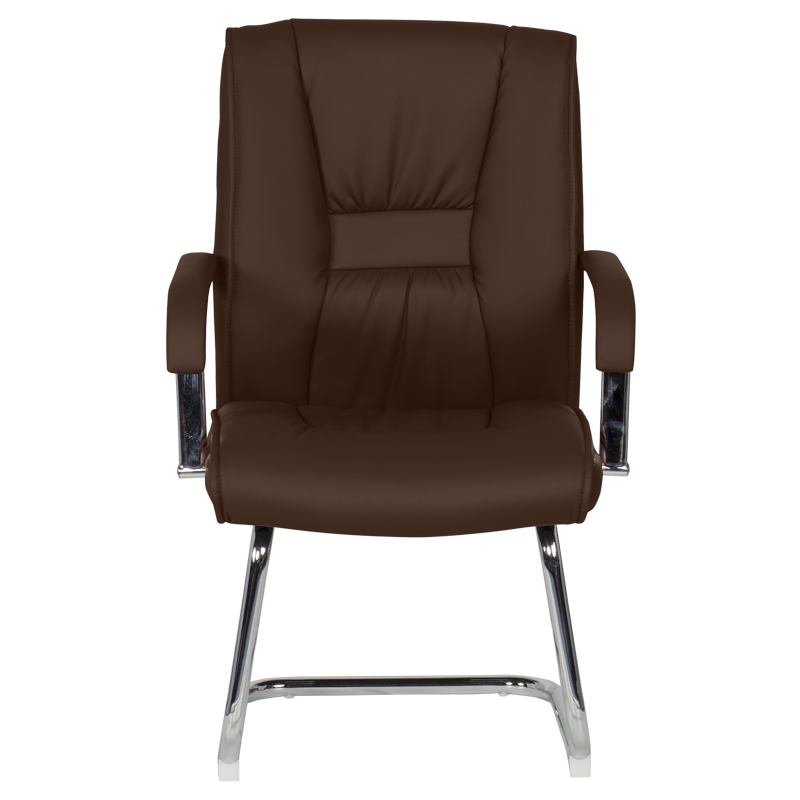 Посетителски стол Carmen 6540 - кафяв