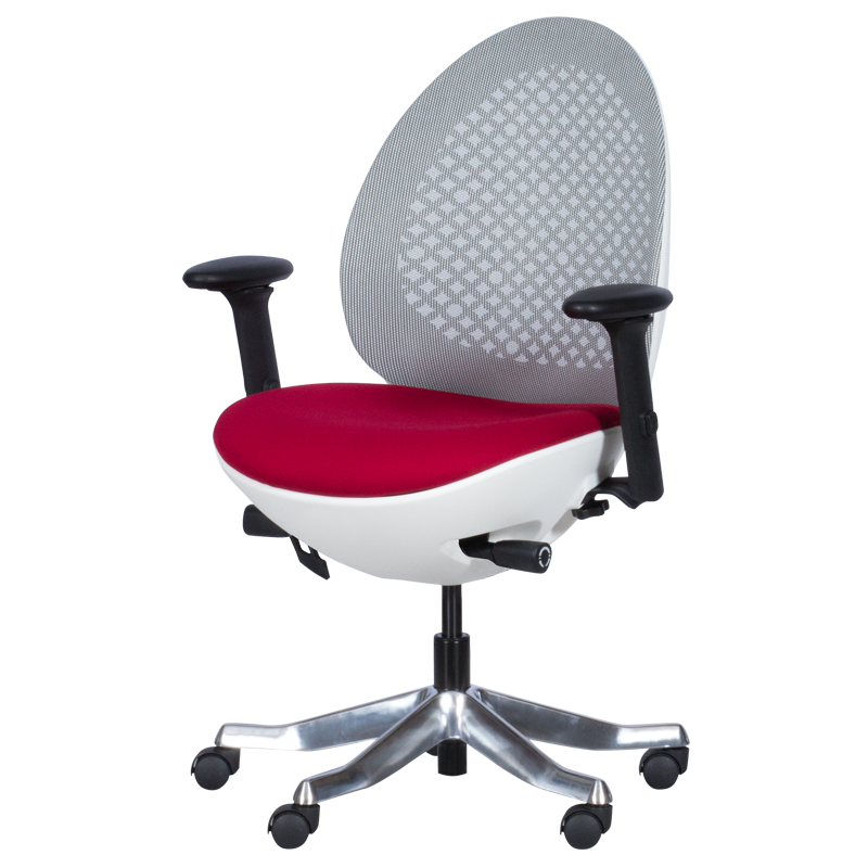 Работен офис стол OVE 2 - червен