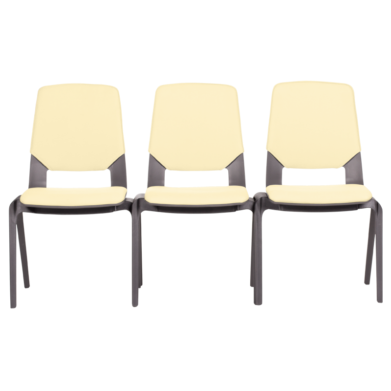 Посетителски стол LIMBER - светло жълт