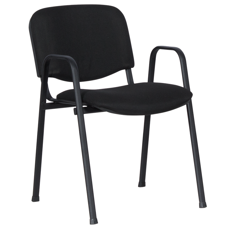 Посетителски стол Carmen 1137 LUX - черен