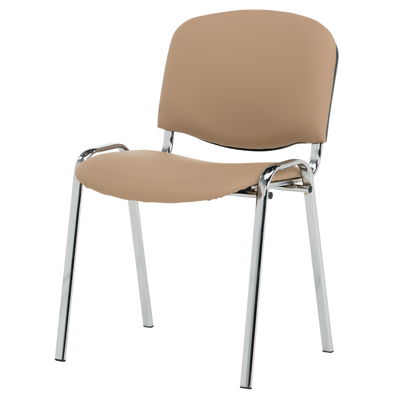 Посетителски стол Carmen 1135-1 LUX - бежов N