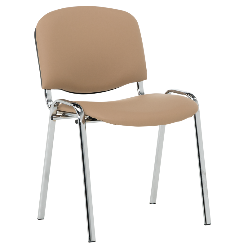 Посетителски стол Carmen 1135-1 LUX - бежов N