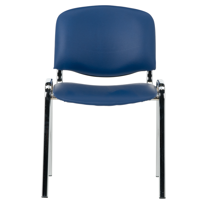 Посетителски стол Carmen 1135-1 LUX - тъмносин SC