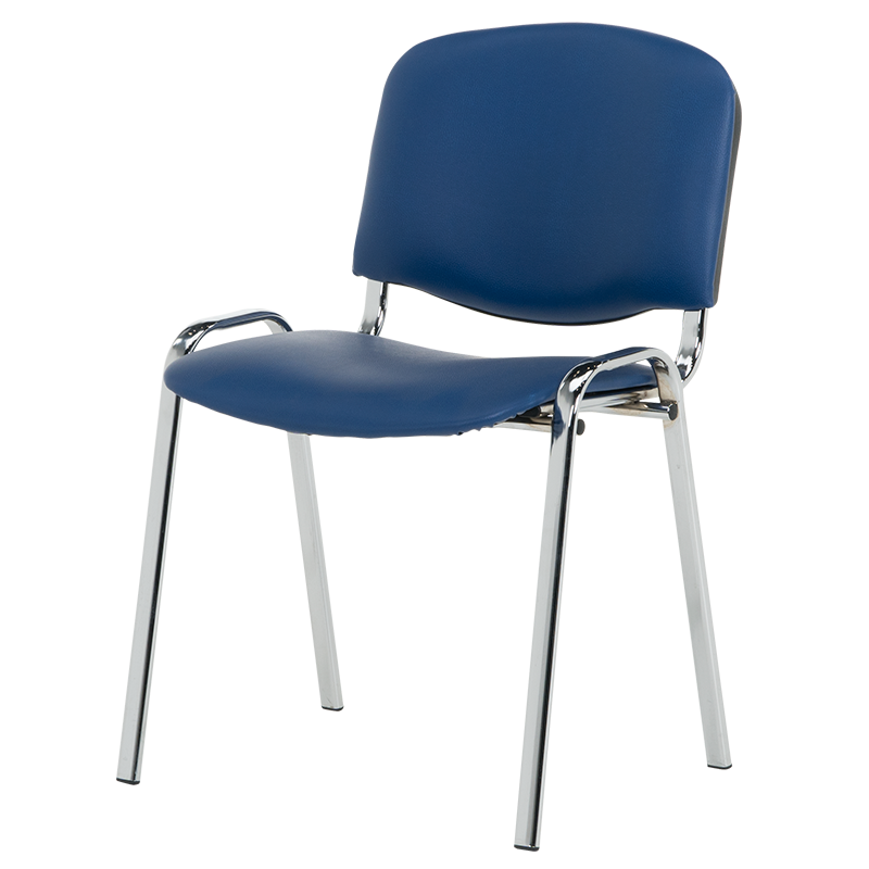 Посетителски стол Carmen 1135-1 LUX - тъмносин SC