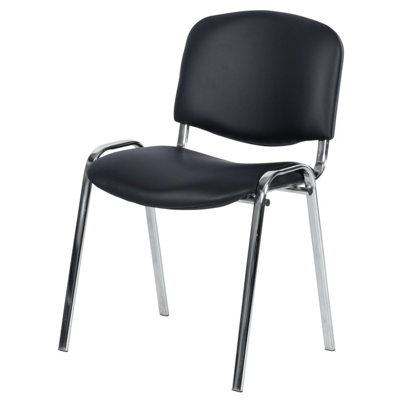 Посетителски стол Carmen 1135-1 LUX - черен N