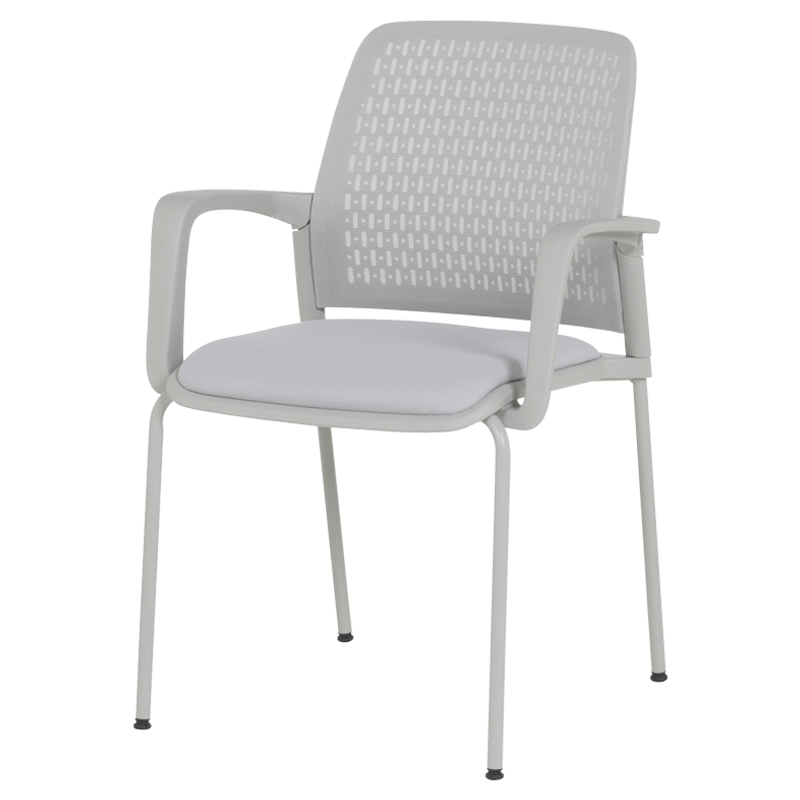 Посетителски стол Carmen 1138 G - светлосив