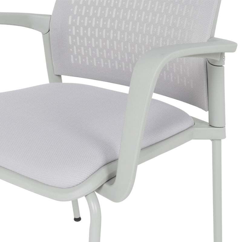 Посетителски стол Carmen 1138 G - светлосив