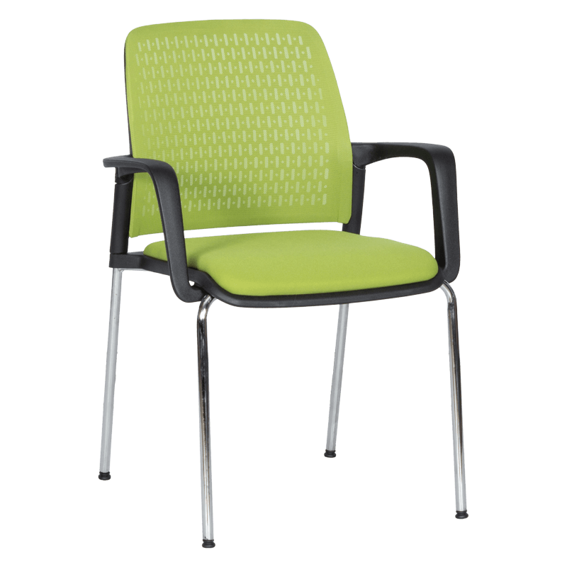 Посетителски стол Carmen 1138 CH - зелен