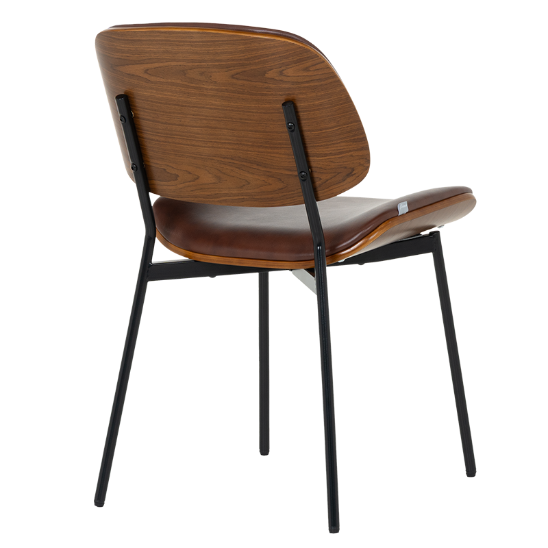 Посетителски стол Carmen 1180 - орех-искрящо кафяв