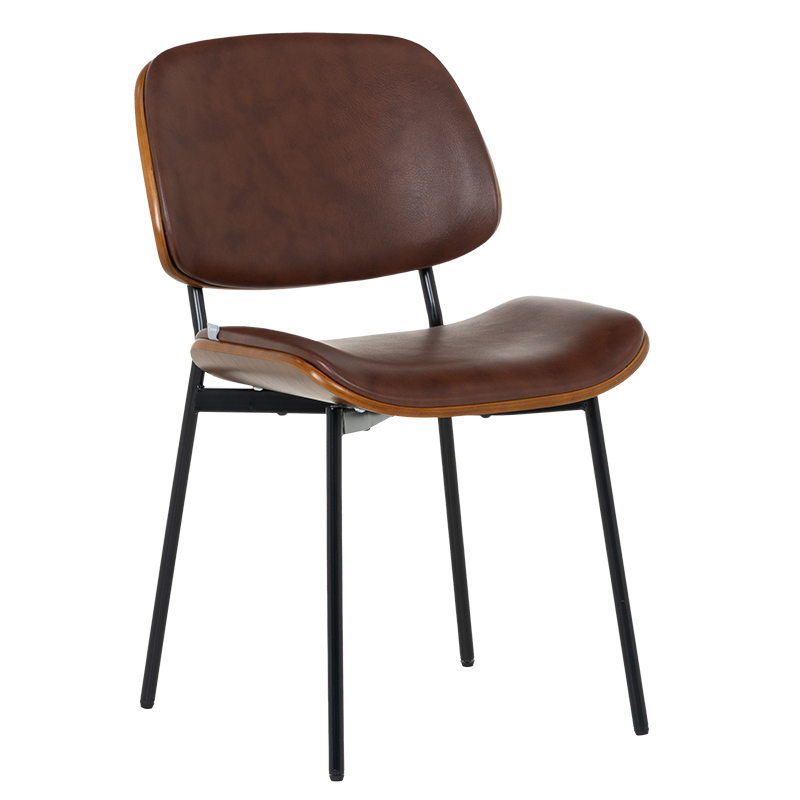 Посетителски стол Carmen 1180 - орех-искрящо кафяв