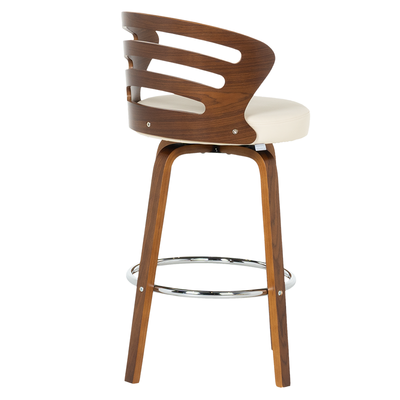 Бар стол Carmen 4041 - орех - крем