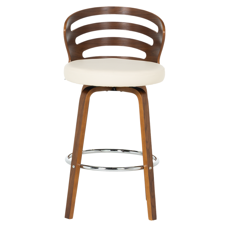 Бар стол Carmen 4041 - орех - крем