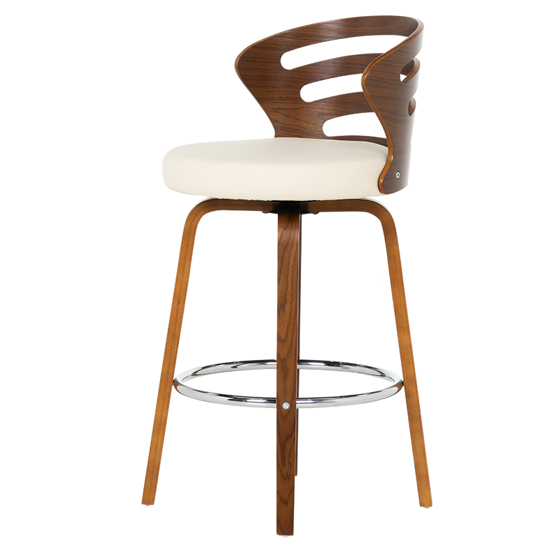 Бар стол Carmen 4041 - орех - крем