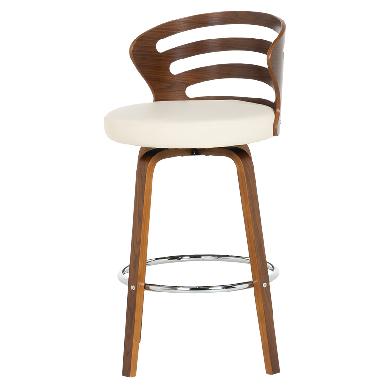 Бар стол Carmen 4041 - орех - крем