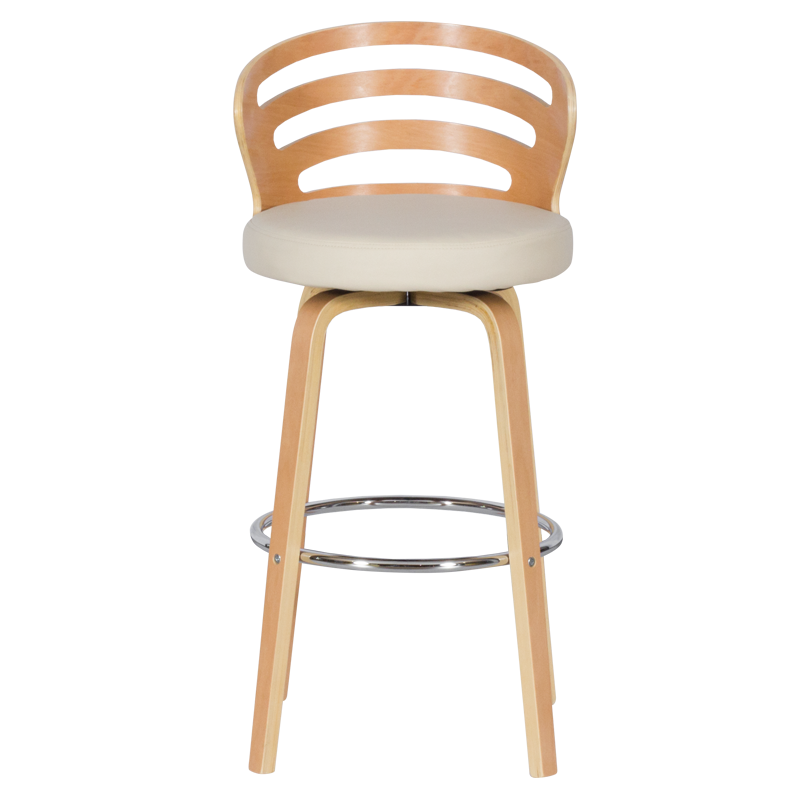 Бар стол Carmen 4041 - бук - крем