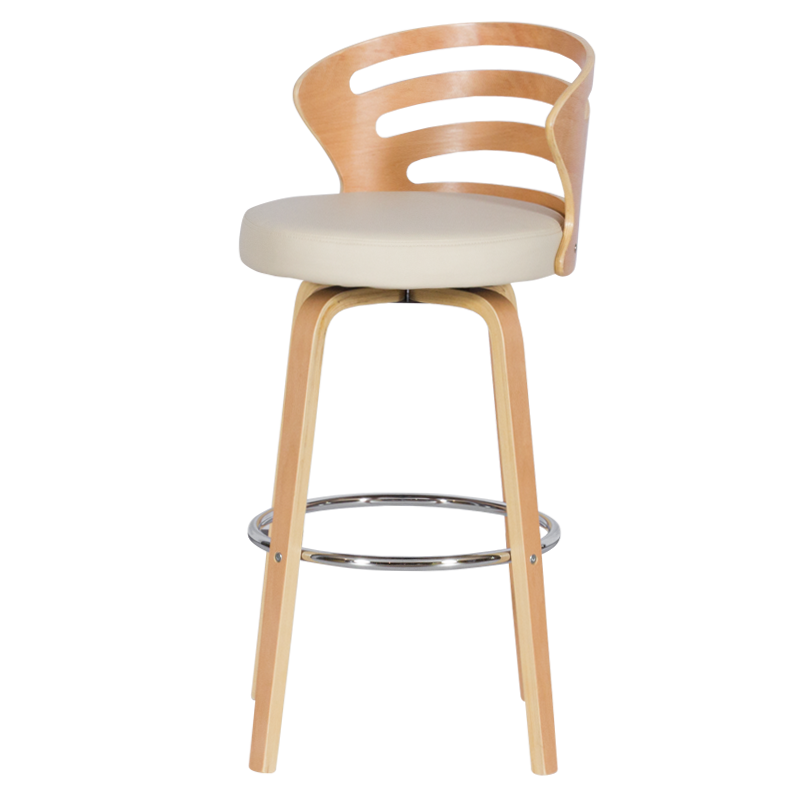 Бар стол Carmen 4041 - бук - крем