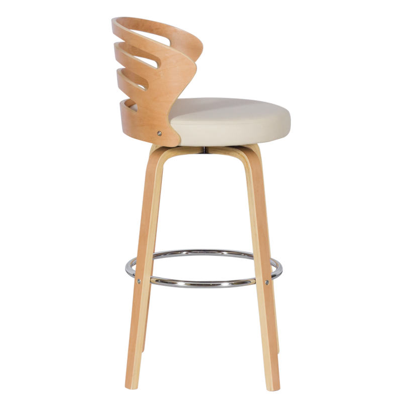 Бар стол Carmen 4041 - бук - крем