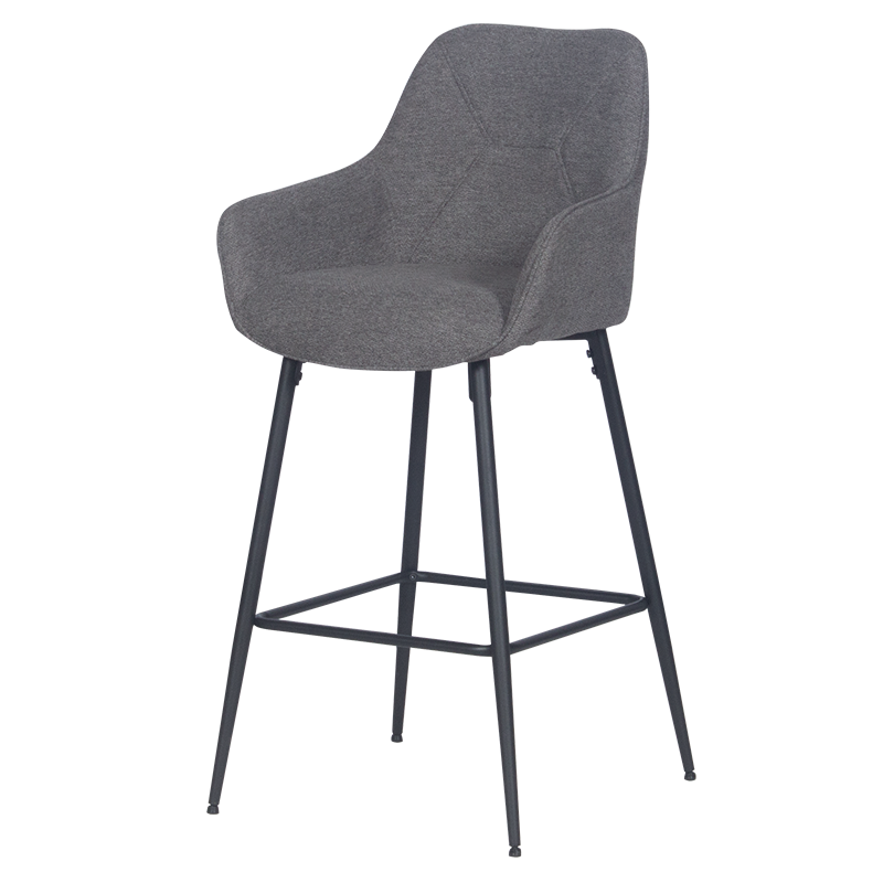 Бар стол MERTON - тъмносив CM