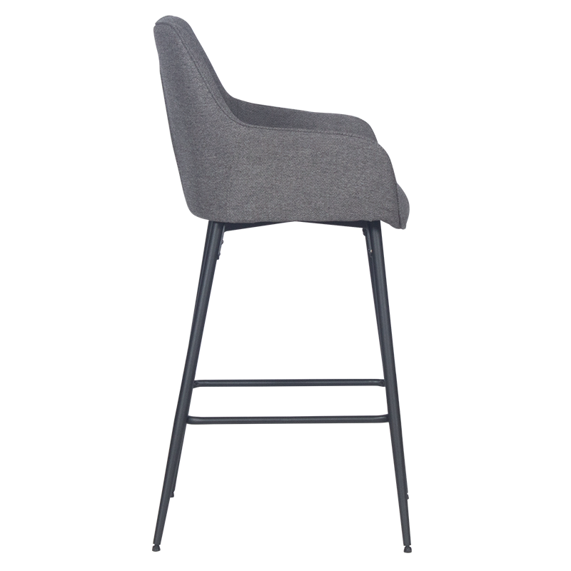 Бар стол MERTON - тъмносив CM