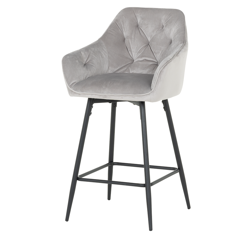 Бар стол LAZIO - светлосив