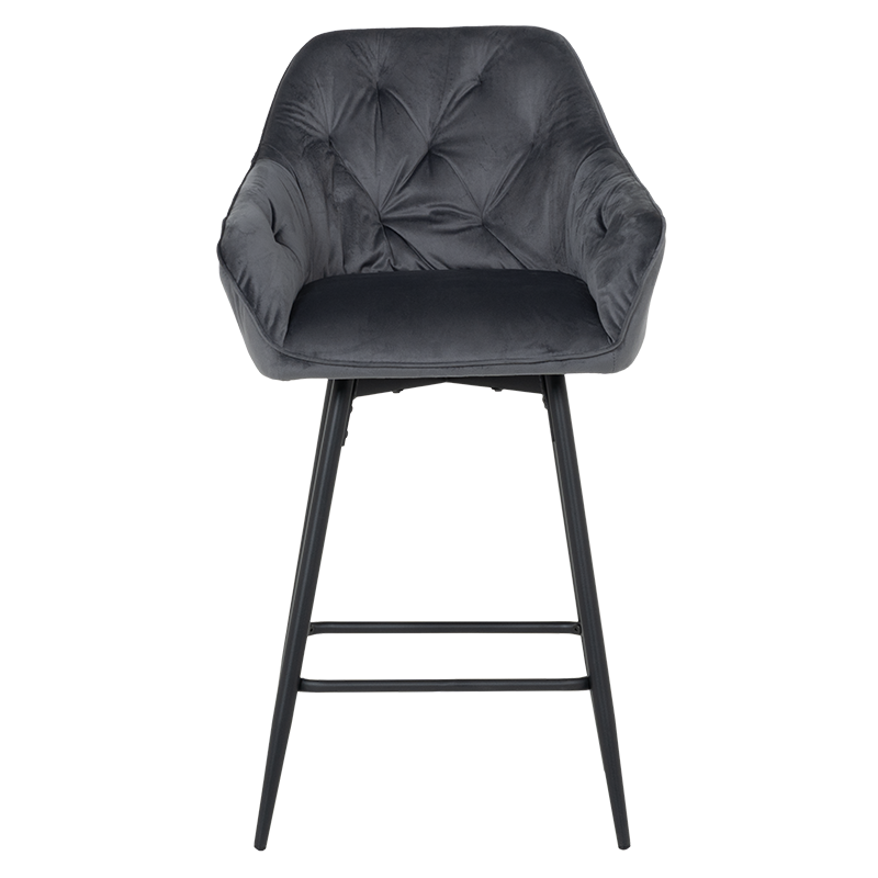 Бар стол LAZIO - тъмносив