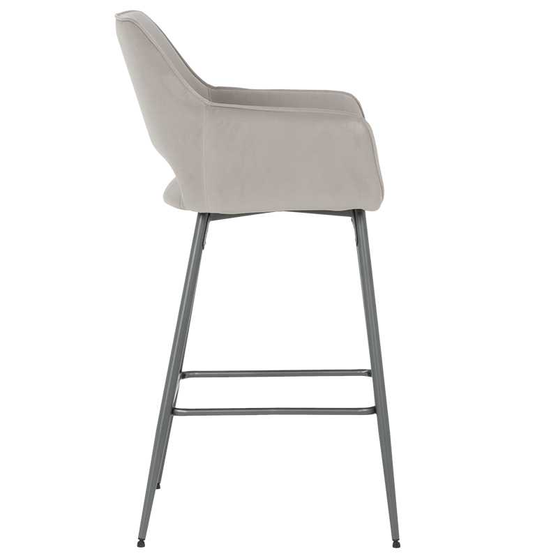 Бар стол TELFORD 2 - светлосив MJ 3