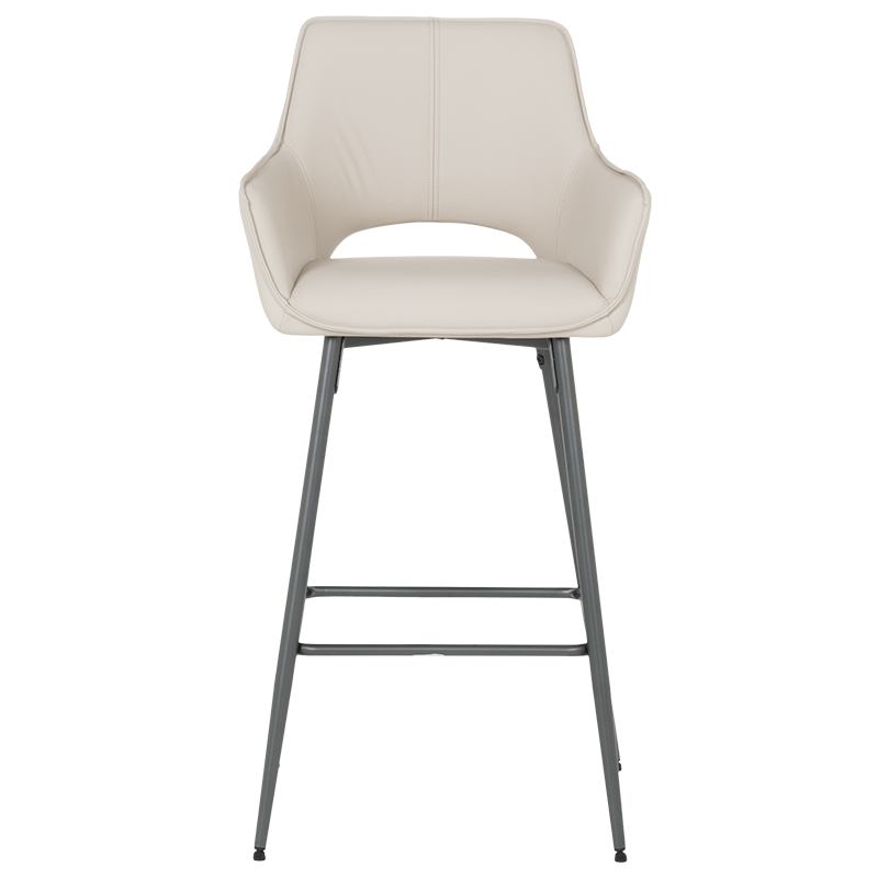 Бар стол TELFORD 2 силиконова кожа - капучино 04