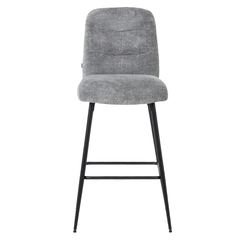 Бар стол ALFORD - светлосив XV