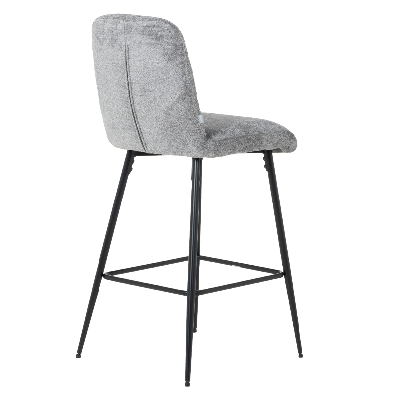 Бар стол ALFORD - светлосив XV